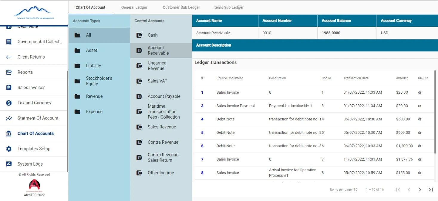 Anchor mms marina full finance and accounting system.